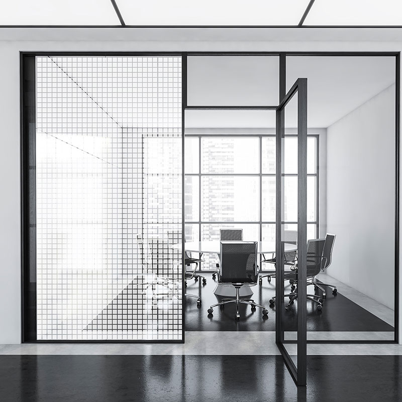 Checkered Architectural Decorative Window Film
