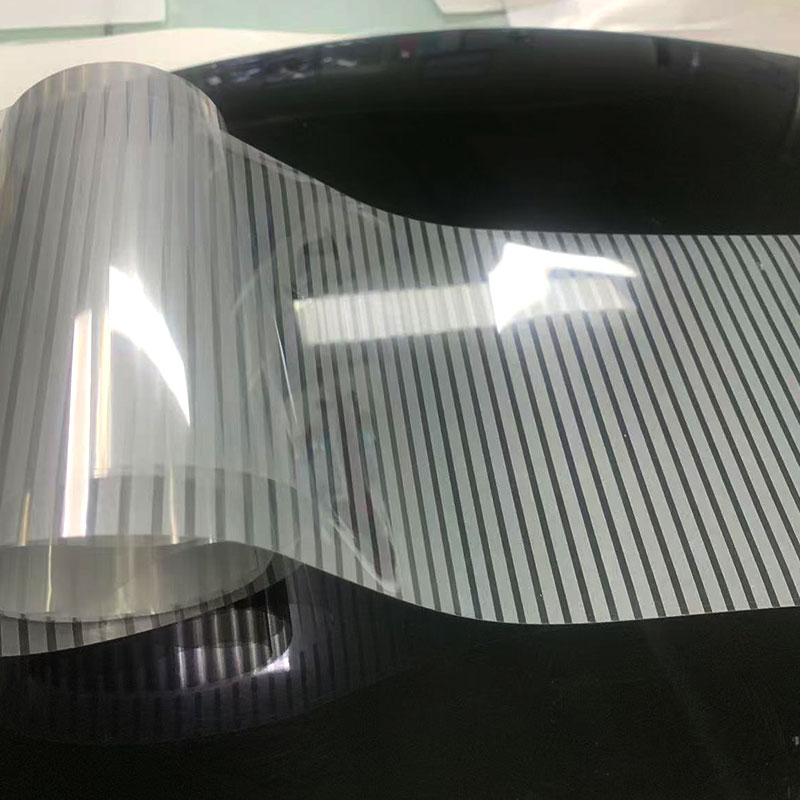 Gray Stripes Architectural Decorative Window Film