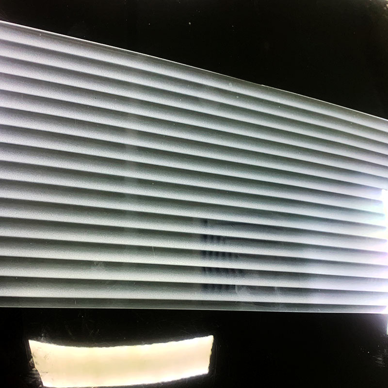 Horizontal Line Architectural Decorative Window Film