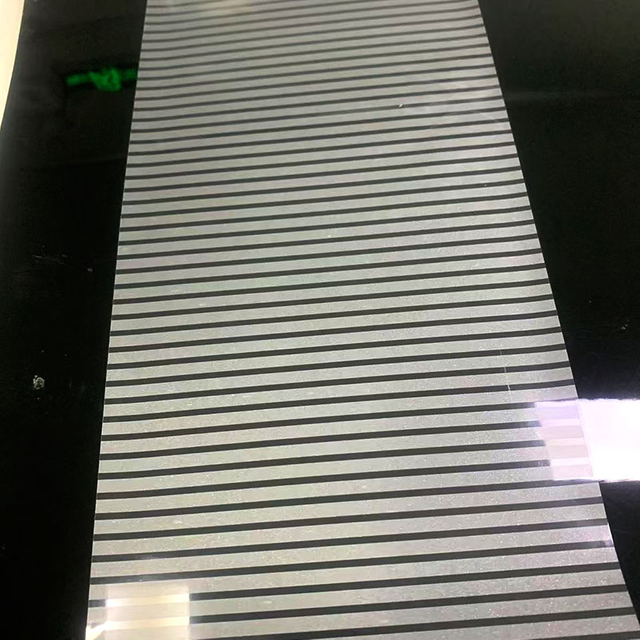 Gray Stripes Architectural Decorative Window Film