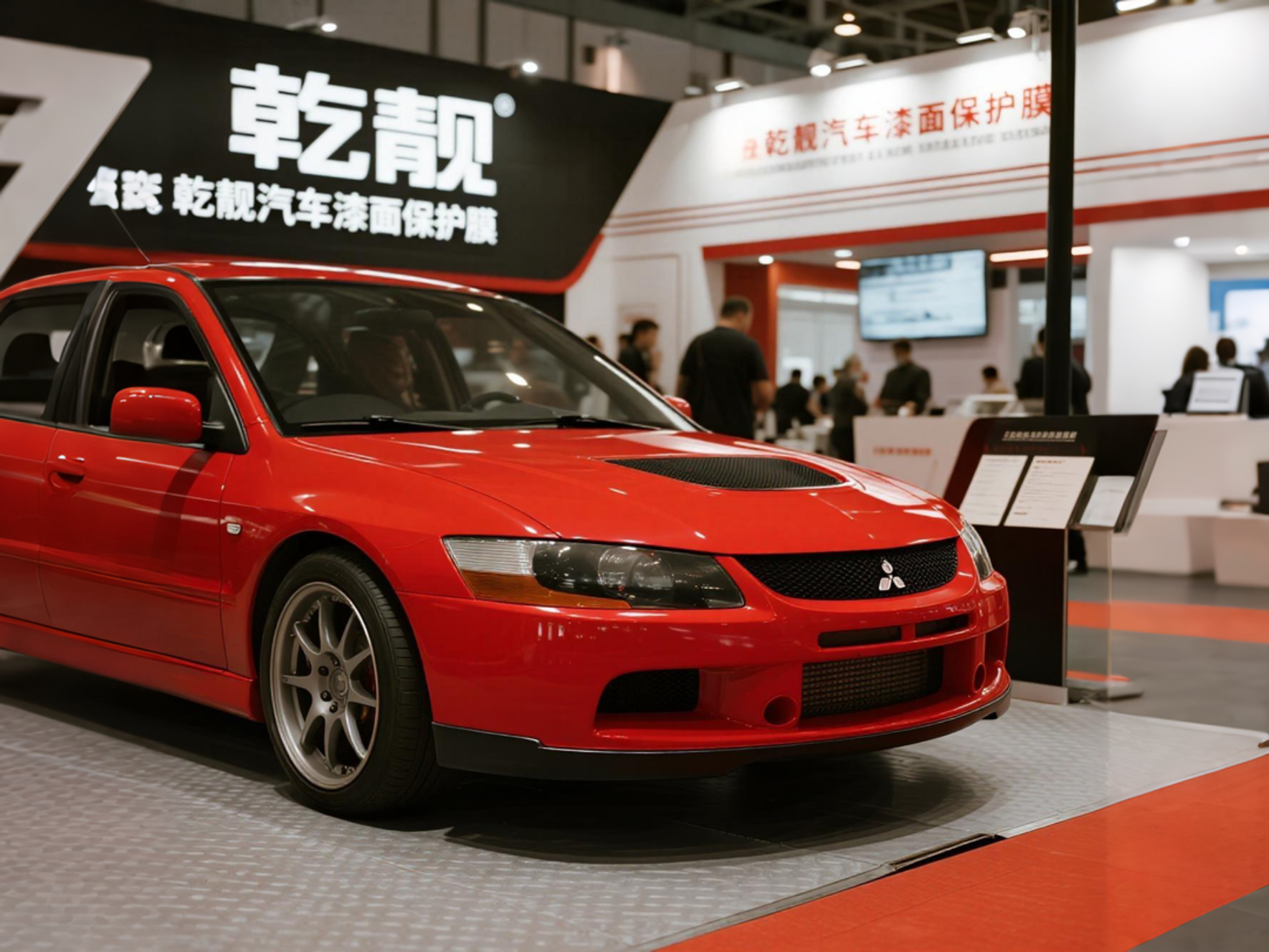 QianLiang new materials debut Bangkok international automobile parts exhibition heat repair TPU car clothing technology leads Southeast Asian market