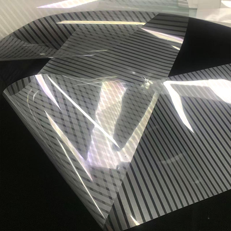Gray Stripes Architectural Decorative Window Film