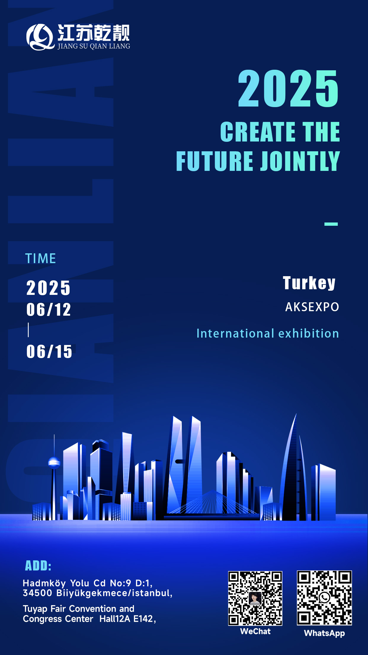 6.12-6.15, We Will Wait for You in Istanbul, Turkey.