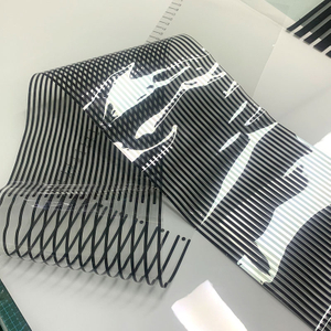 Wide And Narrow Lines Architectural Decorative Window Film