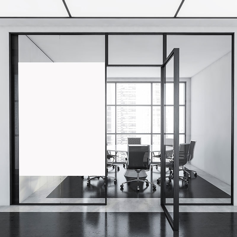 White Opaque Architectural Decorative Window Film