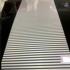 White Stripes Architectural Decorative Window Film