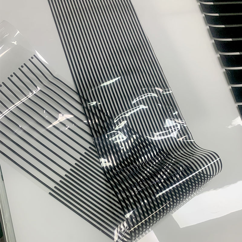Wide And Narrow Lines Architectural Decorative Window Film