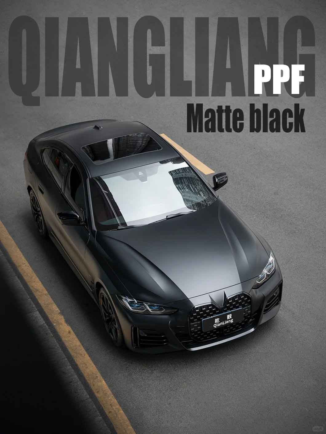 Matte Black Wrap Film