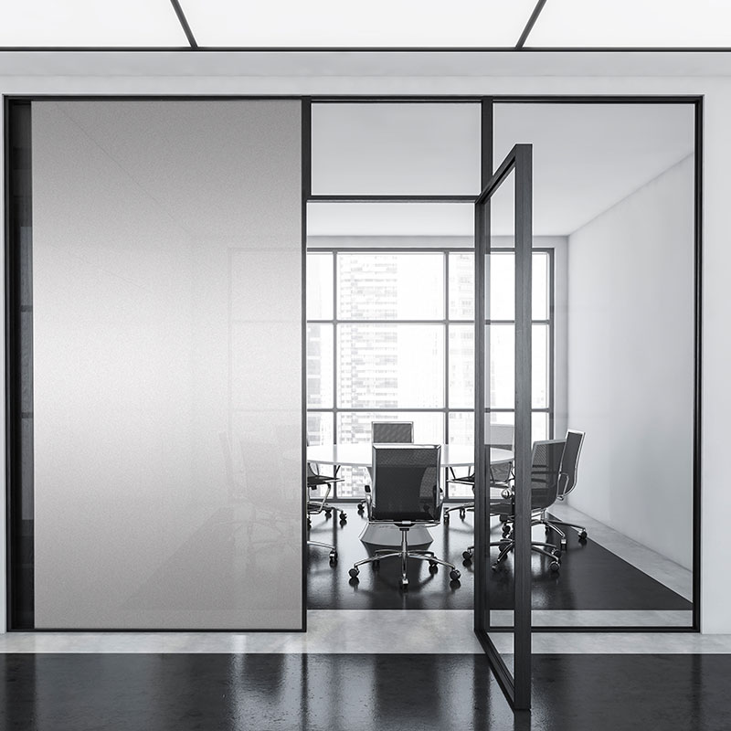 Frosted Silver Architectural Decorative Window Film